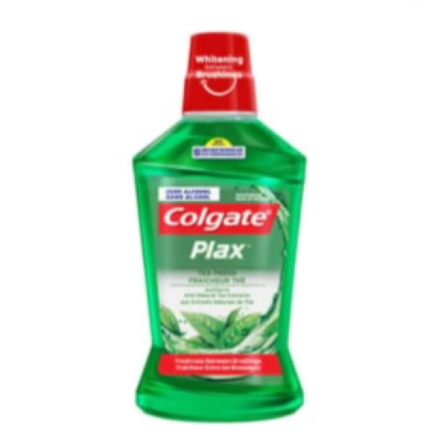 كولجيت - غسول للفم بلاكس بالشاي المنعش -500 مل - colgate