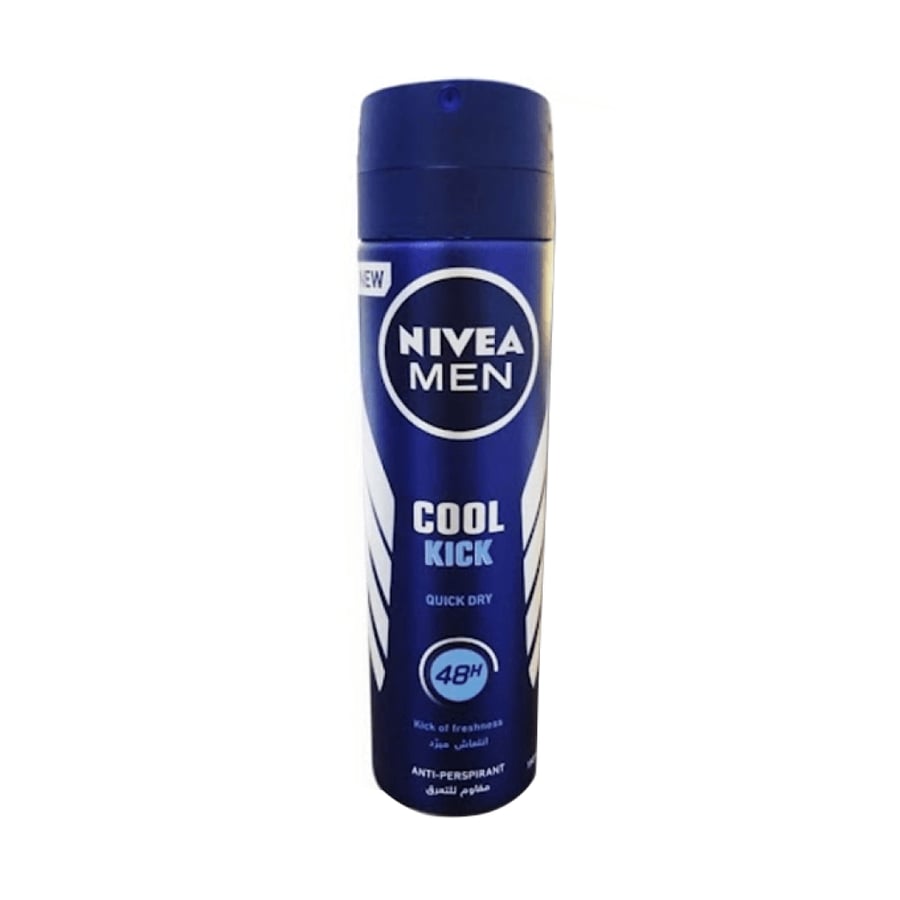 نيفيا – مزيل عرق بخاخ كول كيك رجالي – 150 مل NIVEA Men Cool Kick Deodorant Spray – 150ml