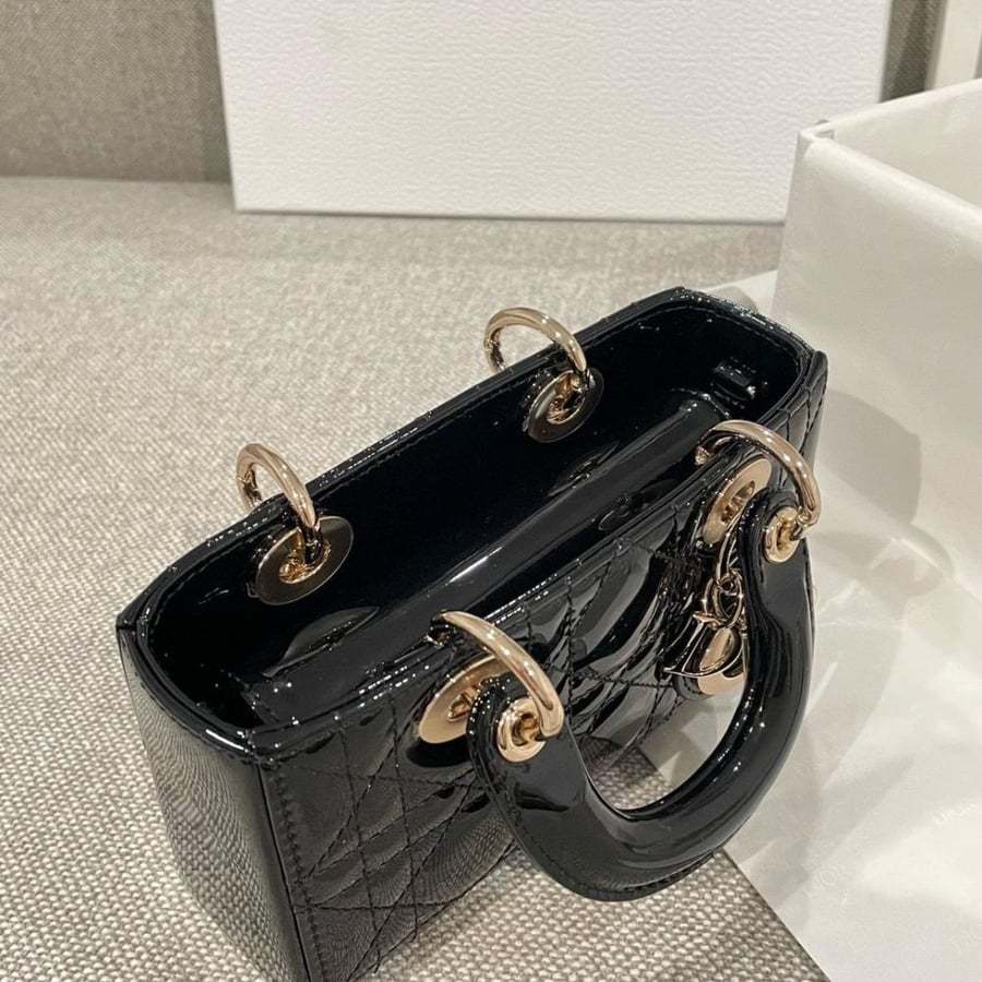ديور Lady D-Joy Micro bag دي جوي مقاس مايكرو جلد لامع