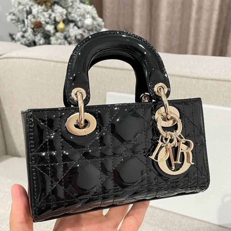 ديور Lady D-Joy Micro bag دي جوي مقاس مايكرو جلد لامع
