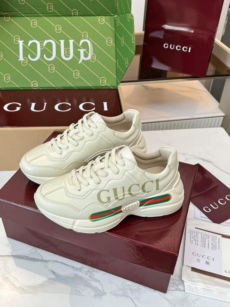سنيكرز رايتون - Gucci “ جلد طبيعي "