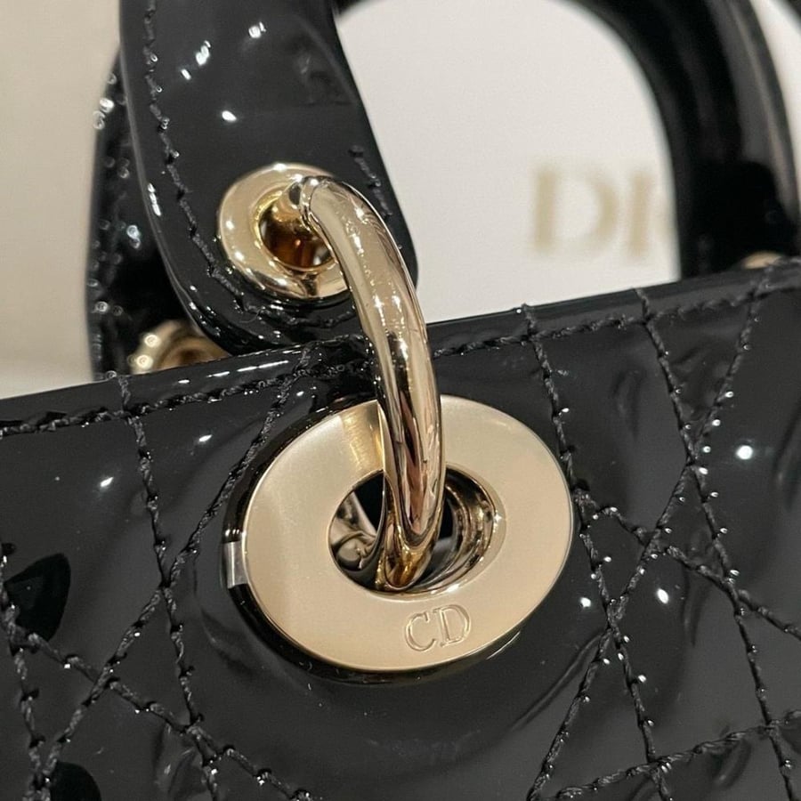 ديور Lady D-Joy Micro bag دي جوي مقاس مايكرو جلد لامع