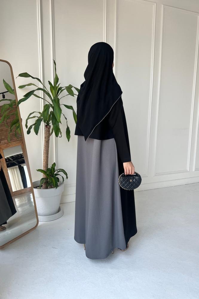 Gray abaya please