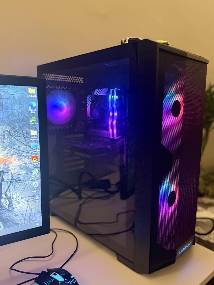 كمبيوتر ألعاب Pc Gaming بمعالج i5 وكرت 3050