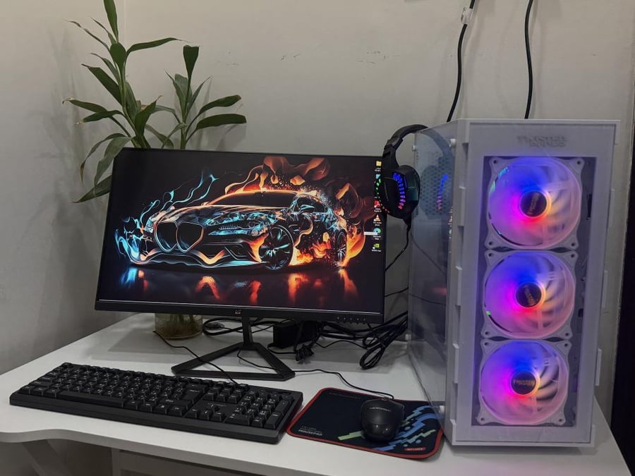 كمبيوتر ألعاب Pc Gaming بمعالج i5 وكرت 3050