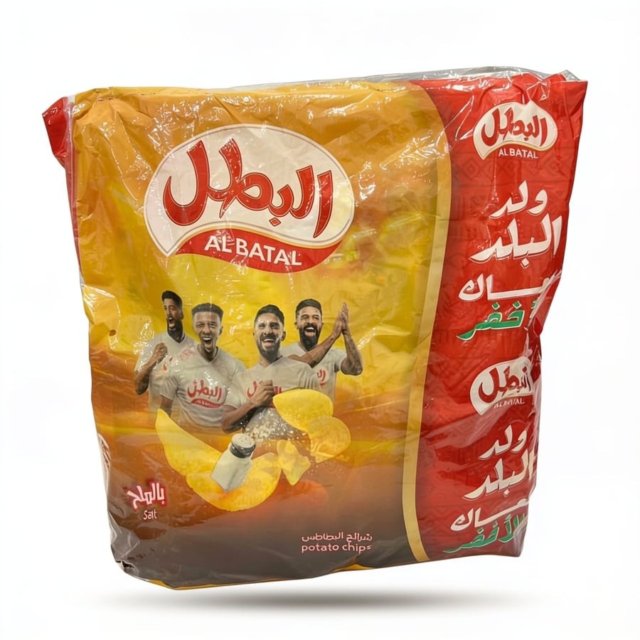 بطاطس البطل بالملح – 20 قطعة