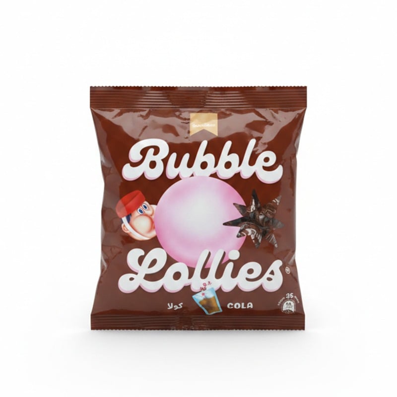Gandour lollipop with cola flavor, 35 pieces