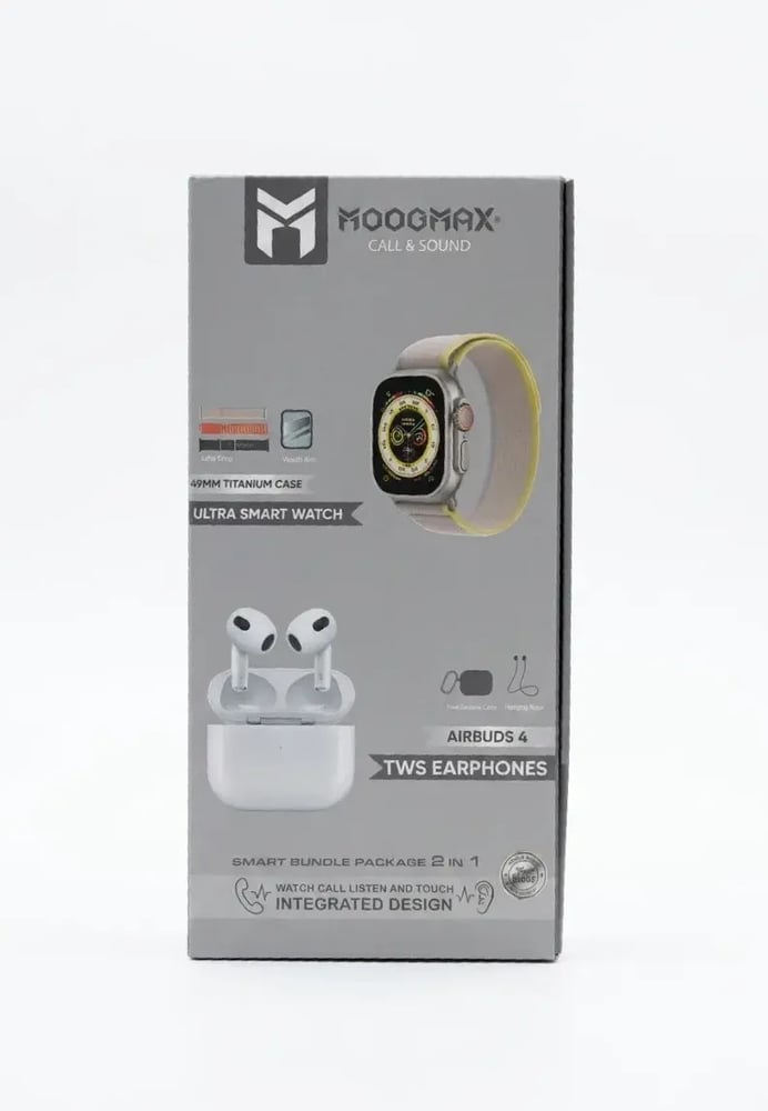 عرض النادي من Moogmax ميزان + ساعة ذكية + سماعة لاسلكية