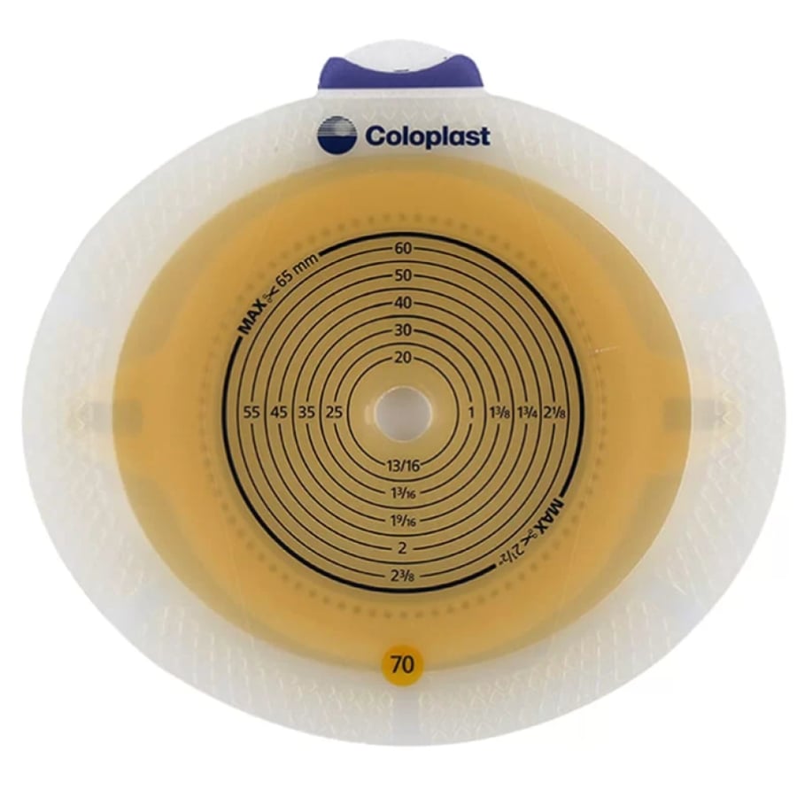قاعدة كولستومي 10045 سنشورا كليك مقاس 70 مل coloplast