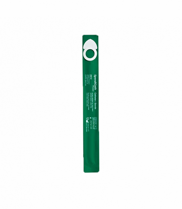 مقاس 12 / 28512 قسطرة مغطاة بمادة مزلقة جاهزة مع المحلول المزلق جمع البول انثى Coloplast Speedicath compact