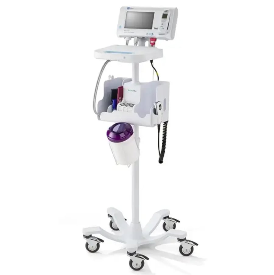 جهاز مراقبة العلامات الحيوية مع إستاند متطور وبطاريه إضافيه في الإستاند ( Welch Allyn Connex® Spot Monitor )
