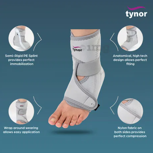 دعامة الكاحل (النيوبرين) مقاس مفتوح موديل TYNOR J-12