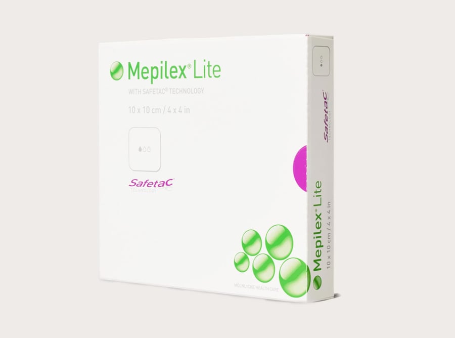 ضماد للتقرحات رغويه سيليكون Mepilex Lite