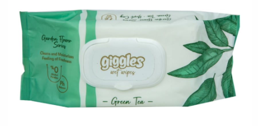 مناديل مبلله اطفال جيجلز 72 منديل giggles