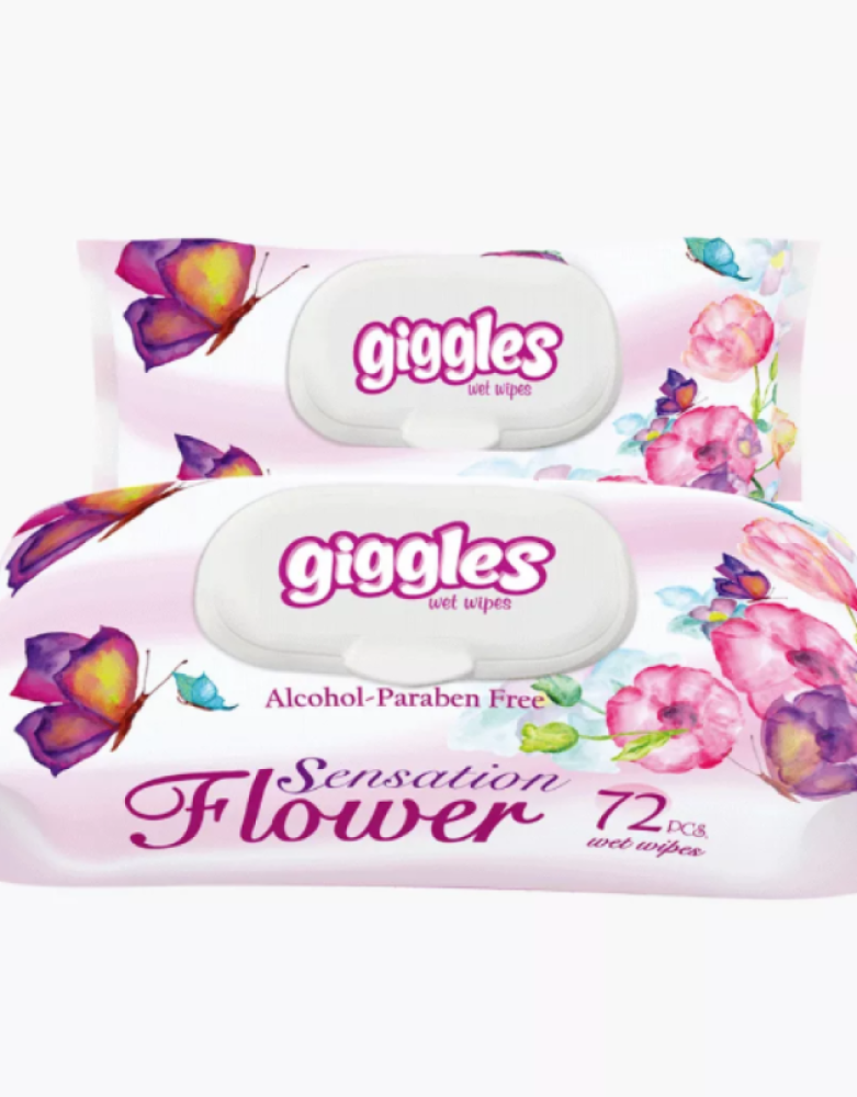 مناديل مبلله اطفال جيجلز 72 منديل giggles