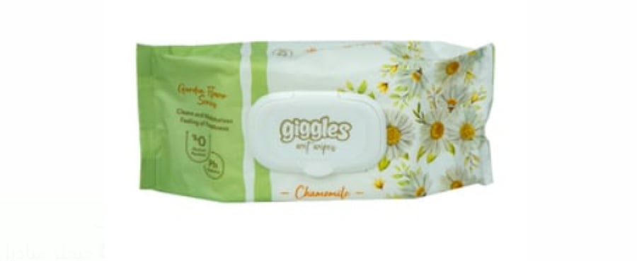 مناديل مبلله اطفال جيجلز 72 منديل giggles