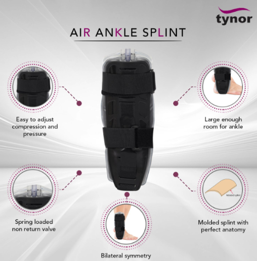 جبيره هوئيه للكاحل مقاس مفتوح موديل TYNOR D-40