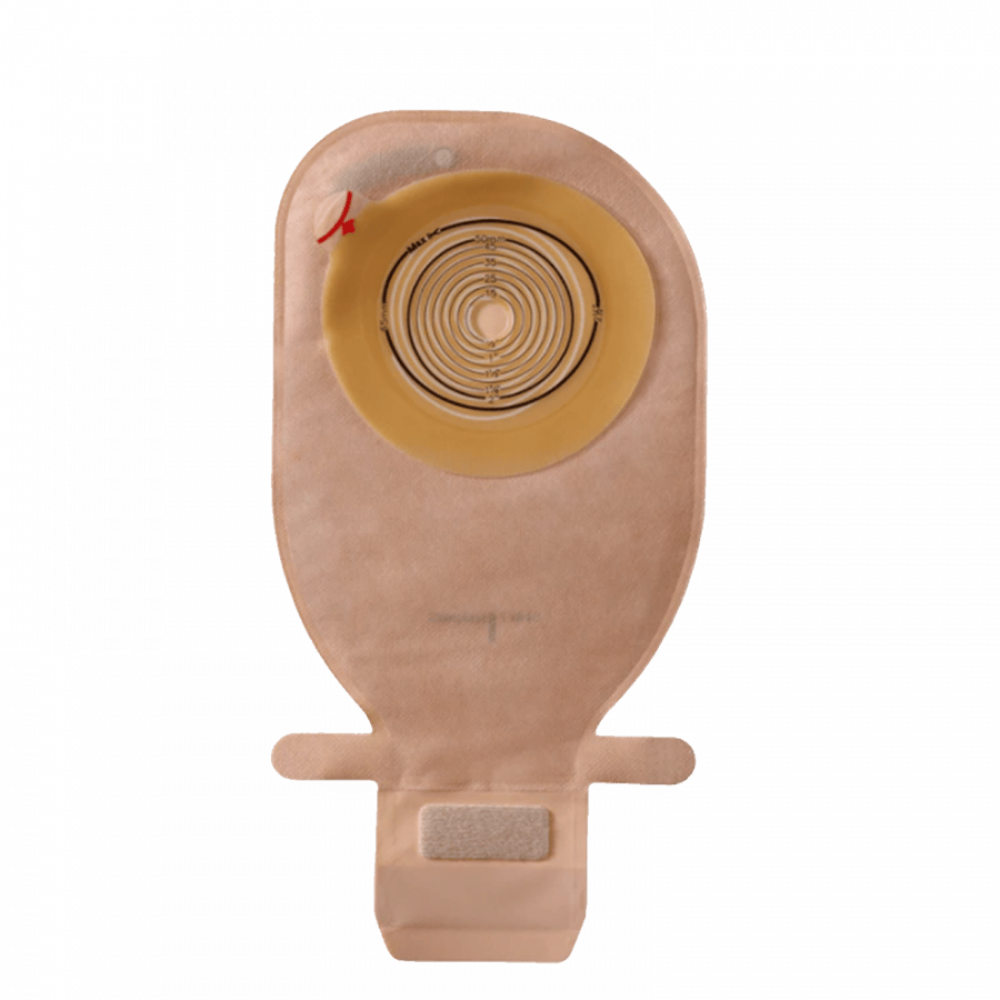 أكياس كولستومي 13870 قطعة واحدة مفتوحة معتمة مع فلتر مقاس من 20 إلى 70مل Coloplast One