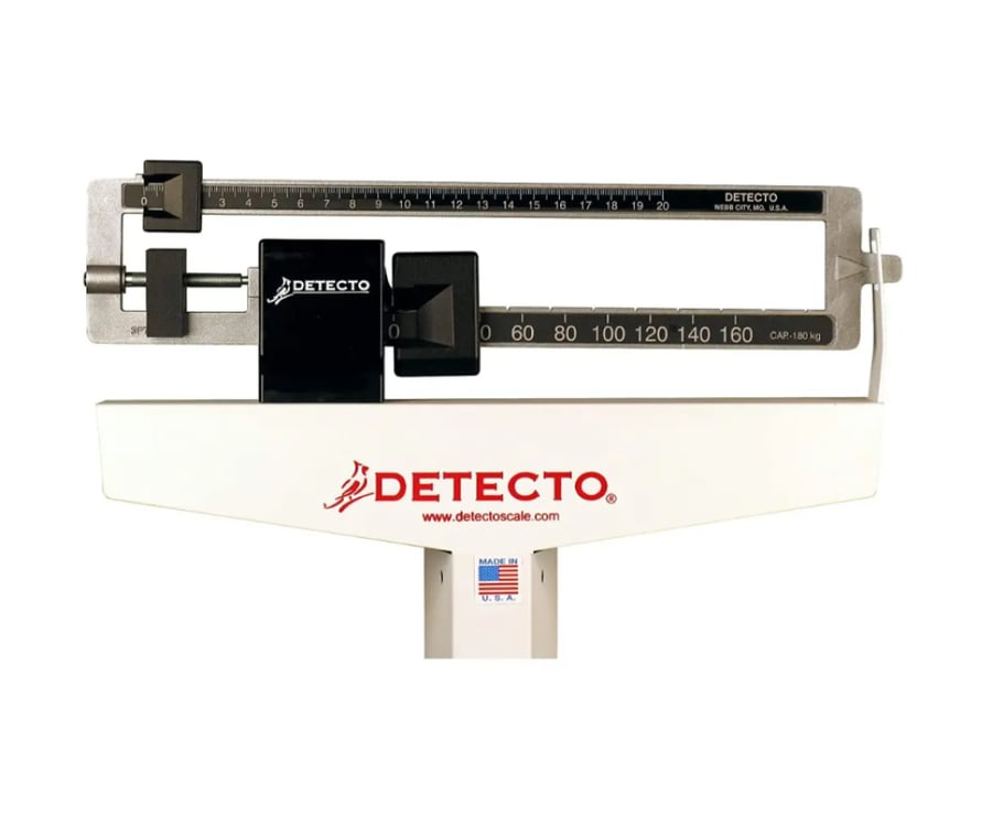 ميزان للوزن مع مقياس الطول امريكي 180كجم 2391 DETECTO