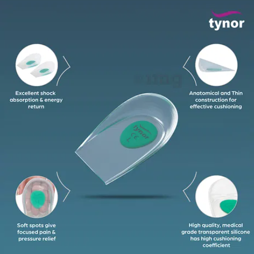 كعب حذاء سيليكون زوج موديل TYNOR K-09