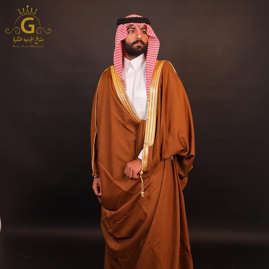 A bisht and a niqab, my own - blonde color