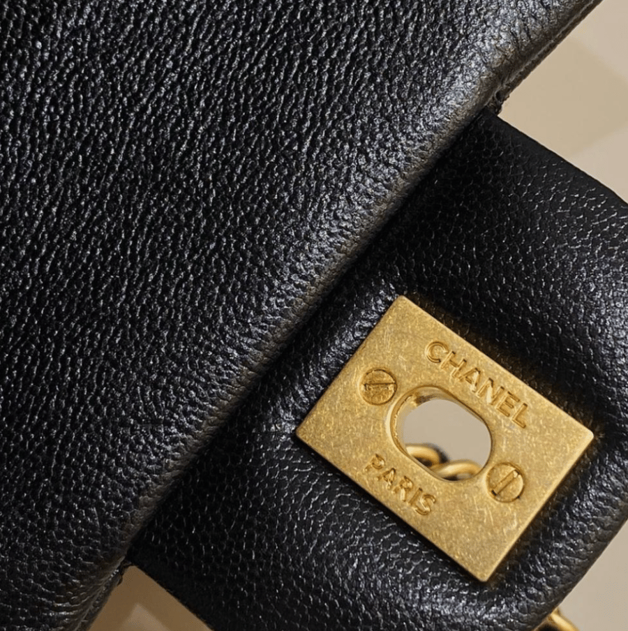 شنطة Chanel Coco Handle Black – مقاس 24