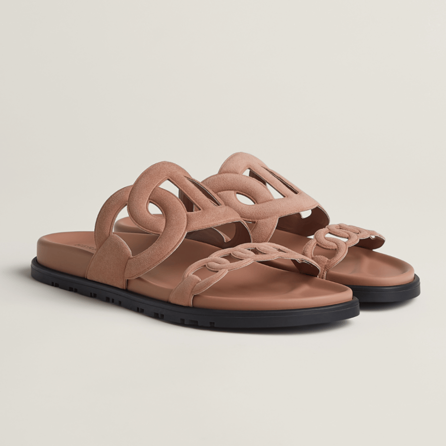 Extra sandal Rose Perle color