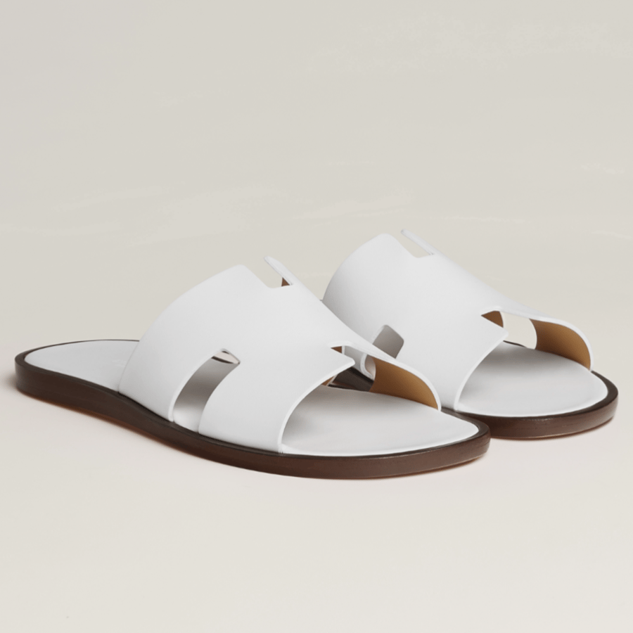 Izmir white swift sandal