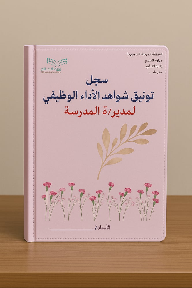 ملف الأداء الوظيفي الجديد لمدير/ة المدرسة ستايل روز