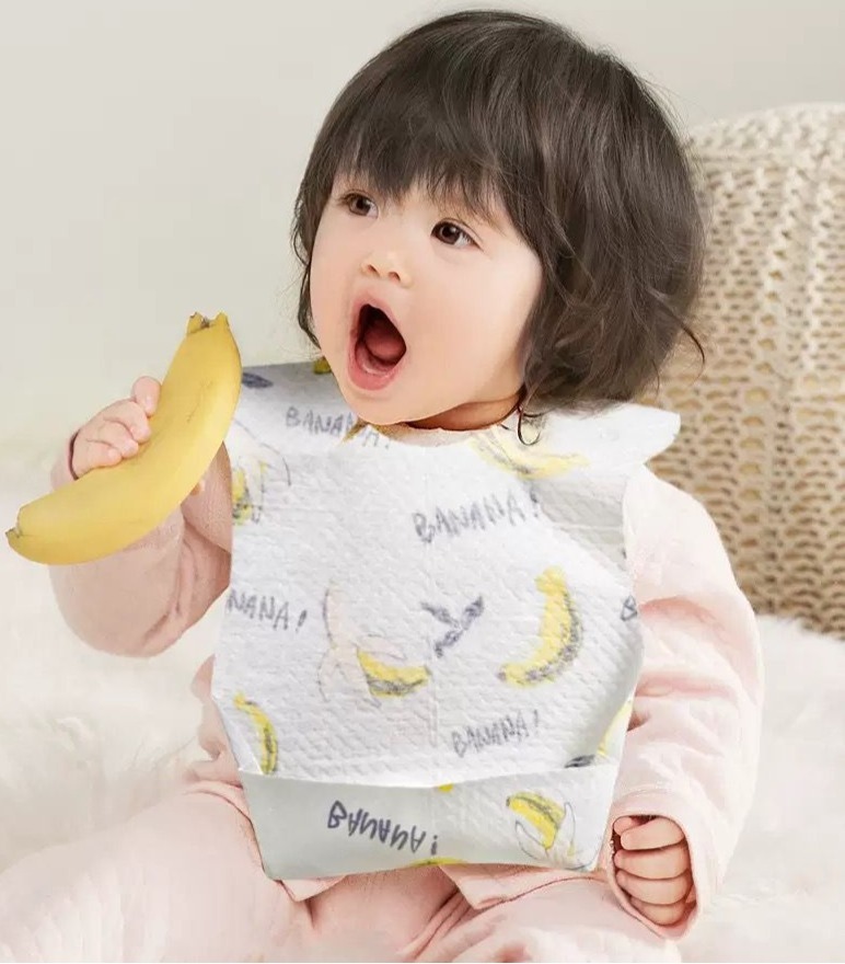 Banana Disposable Bib