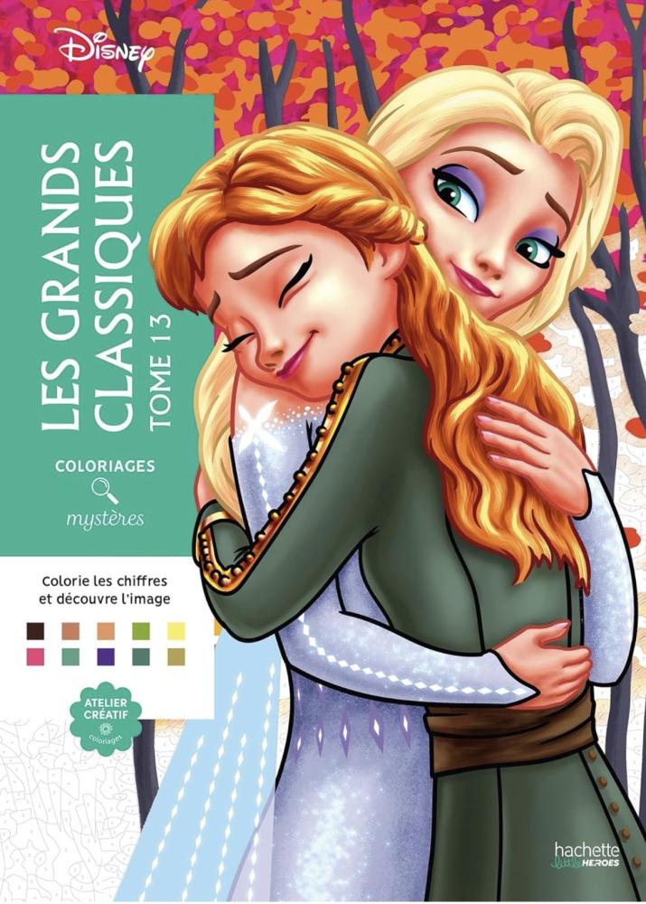 Coloriages mystères Disney - Grands classiques Tome 13