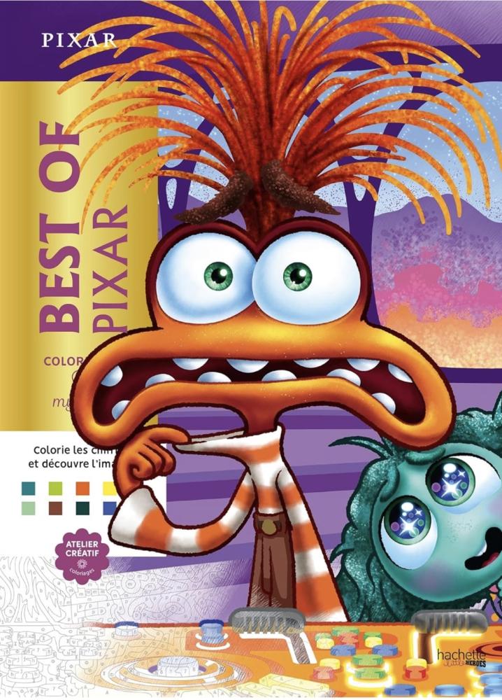 Coloriages mystères Disney - Best of Pixar