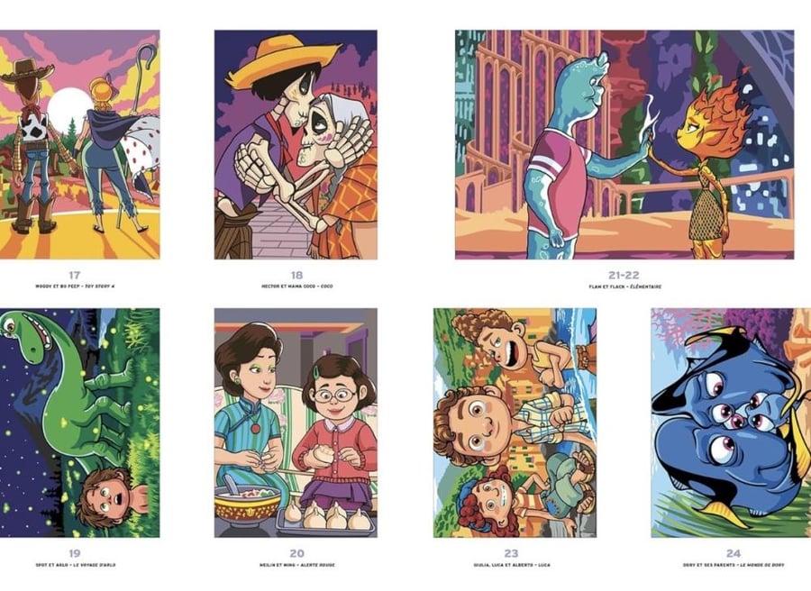 Coloriages mystères Disney - Best of Pixar