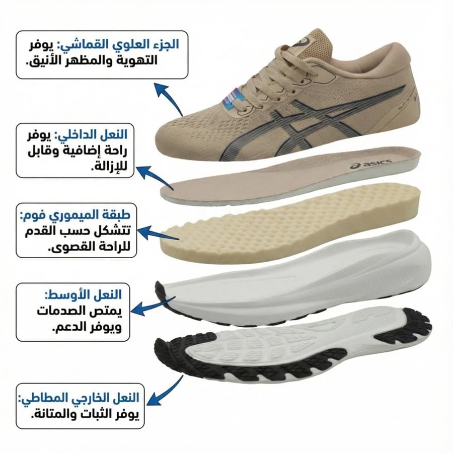 حذاء اسيكس رجالي