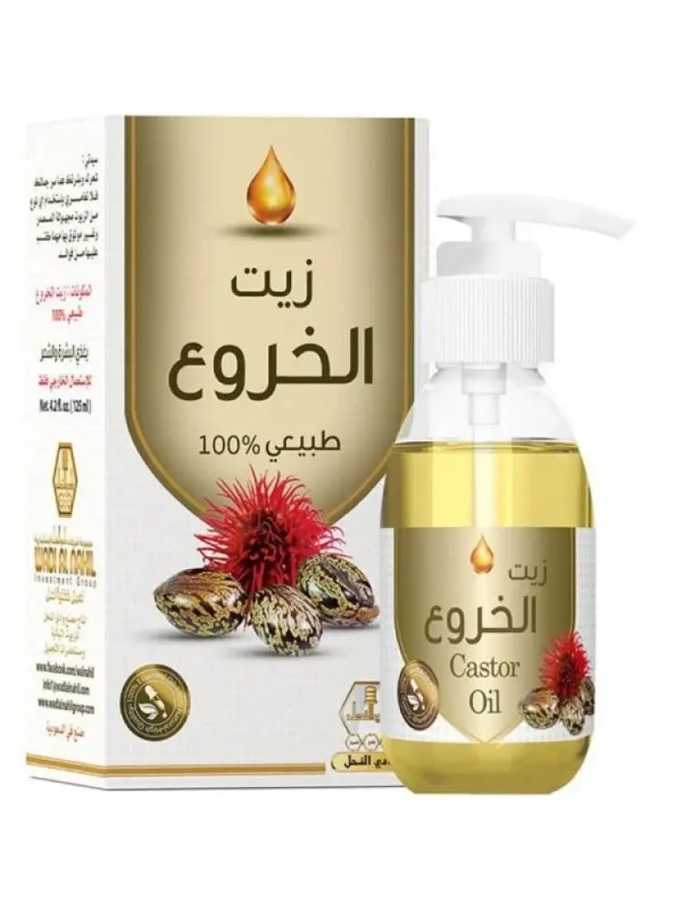 وادي النحل زيت الخروع 125 مل - للشعر والبشرة