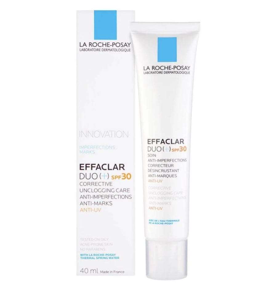 لاروش بوزاي ايفاكلار دو بلس معامل حماية SPF30 كريم مصحح للبشرة - 40ml