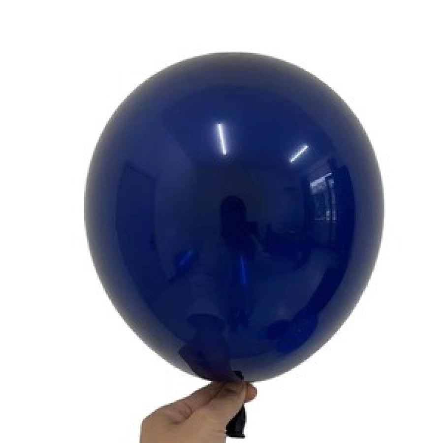 Navy blue balloons size 12 - 100 pieces