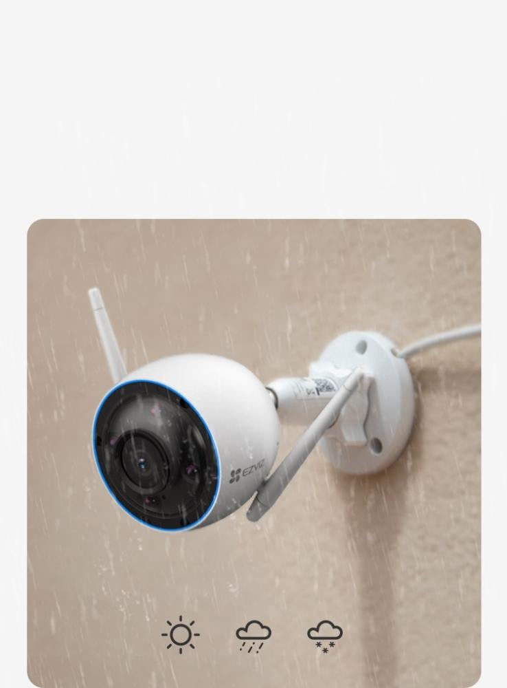 EZVIZ H3 Wi-Fi Smart Outdoor Surveillance Camera with 2K+ Resolution (H3 2K Plus)