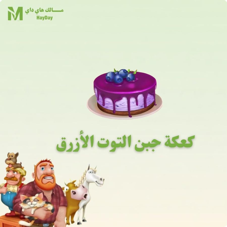 كعكة جبن التوت الأزرق