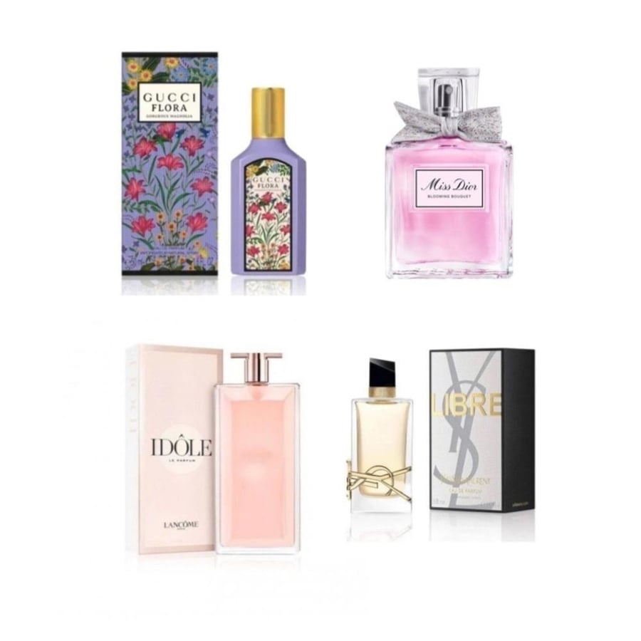 اربعة عطور  كل عطر 100 مل