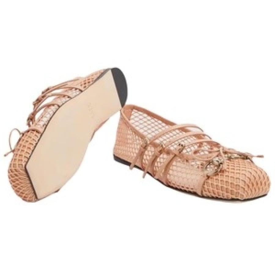 gucci horsebit mesh ballet flat