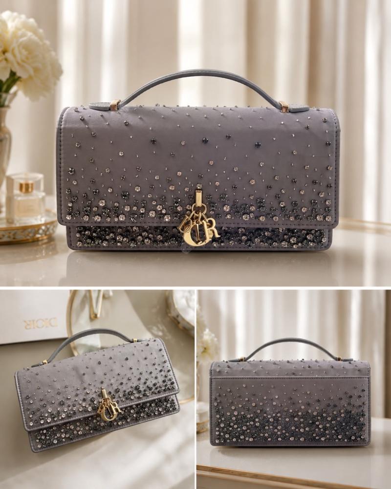 dior my dior crystals clutch