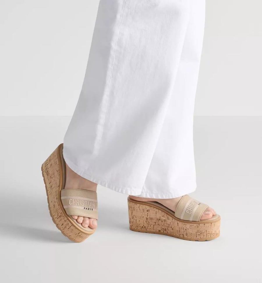Dior Dway Platform Slide flat