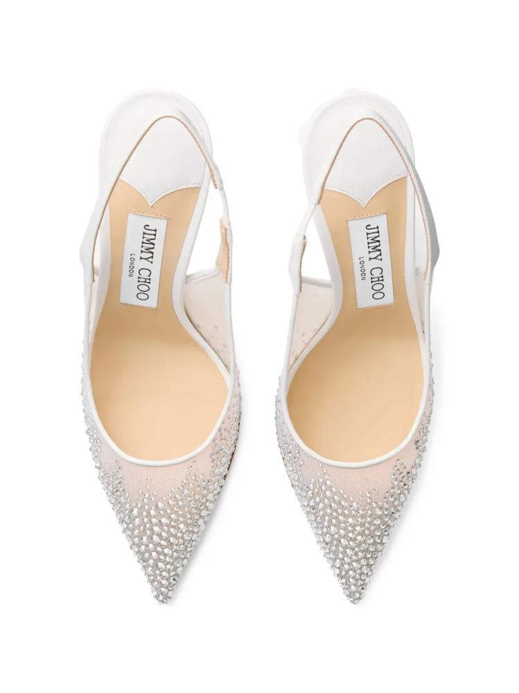 jimmy choo love 85 embellished slingback pumps