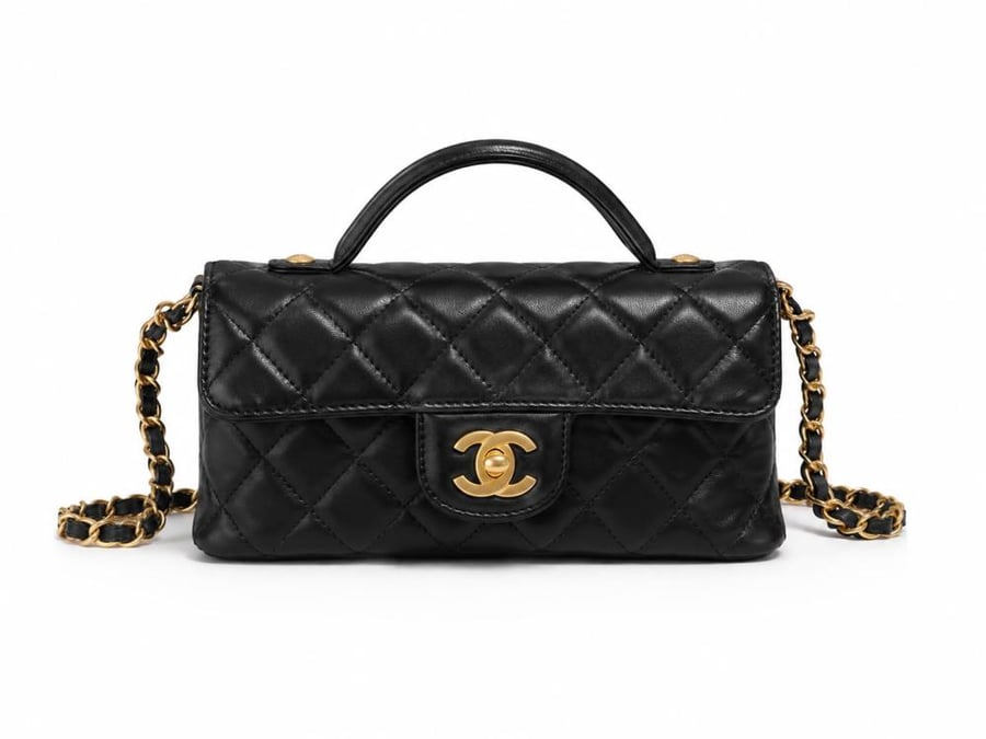 Chanel 25p Top Handle Flap Bag