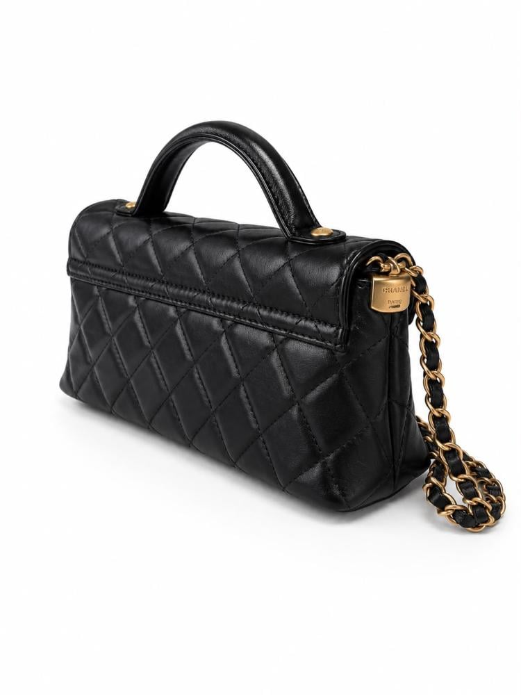 Chanel 25p Top Handle Flap Bag