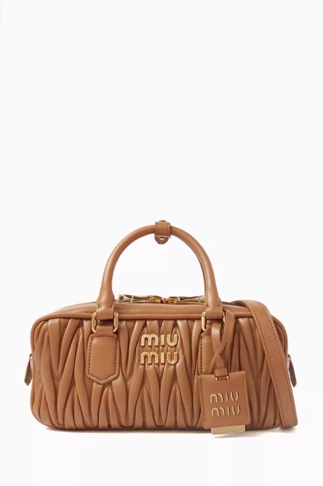 miu miu Arcadie Matelassé Nappa