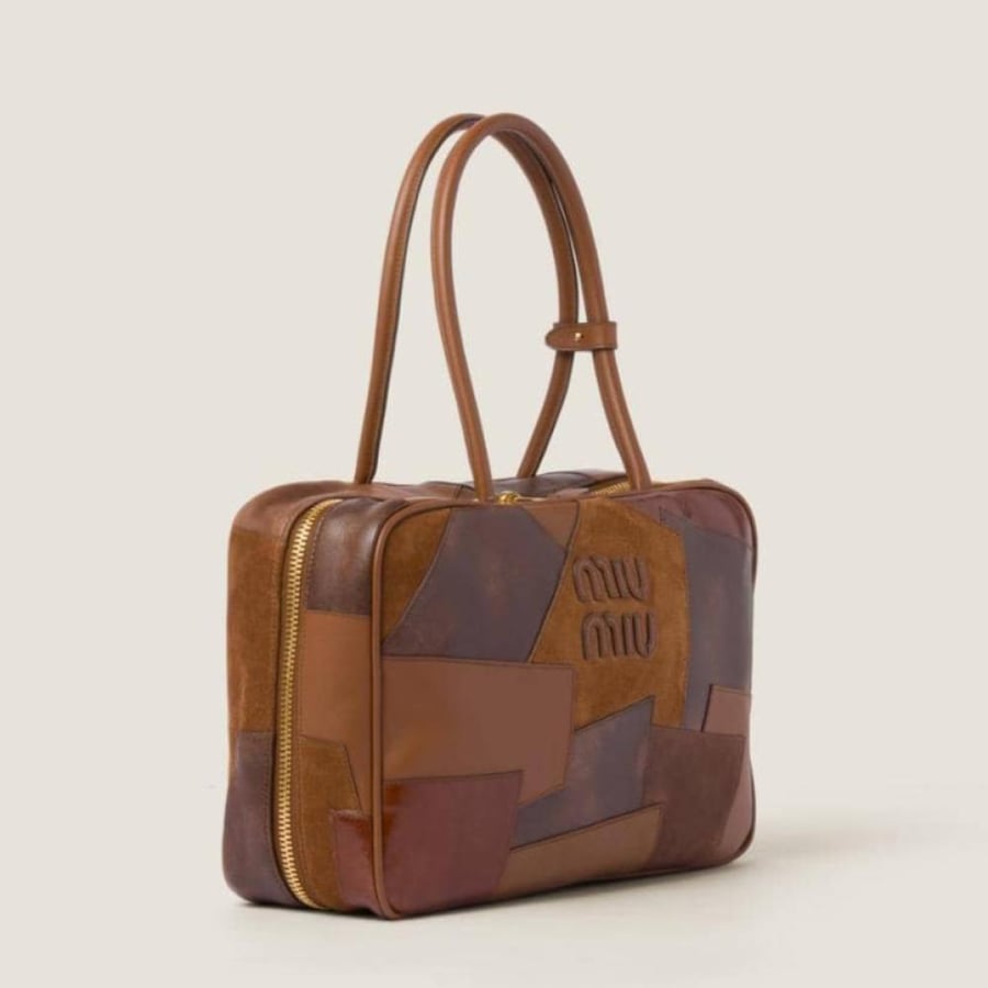Miu Miu Leather Patchwork Beau Bag