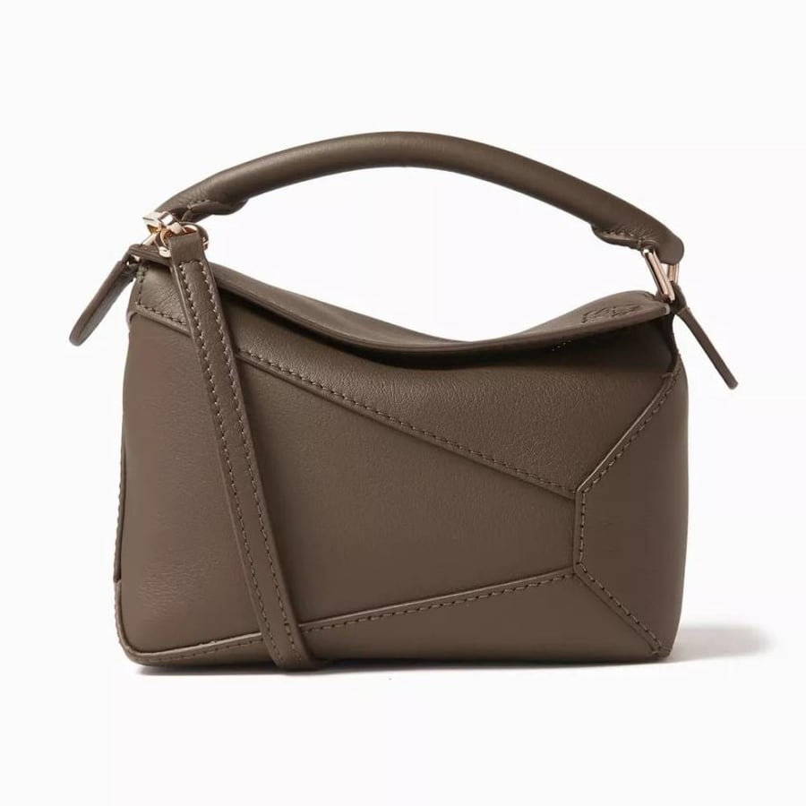 loewe Mini leather Puzzle Edge Bag