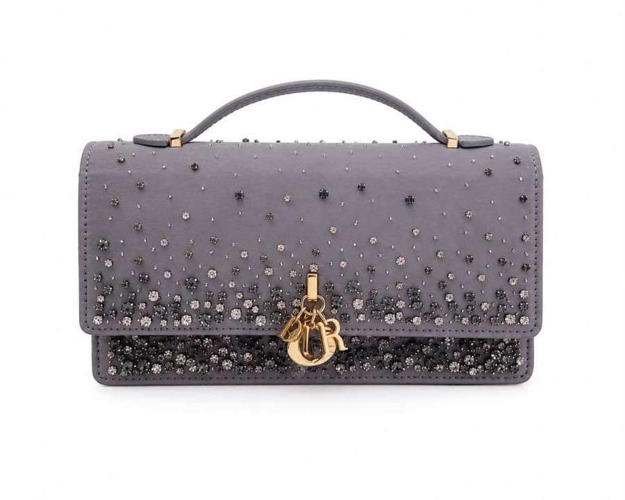 dior my dior crystals clutch